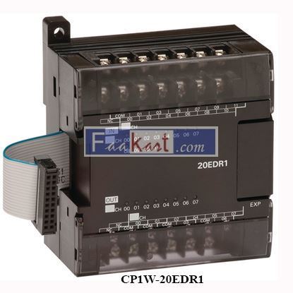 Picture of CP1W-20EDR1 PLC Expansion Module Input/Output 12 Input; 8 Output 24 V dc 90 x 86 x 50 mm