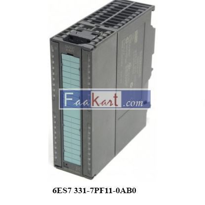 Picture of 6ES7 331-7PF11-0AB0 MODULE SIEMENS    simatic s7-300, analog input sm331, optically isolatated, 8 ai thermocouple, type b, e, j, k, l, n, r, s, t txk/txk(l) according gost 16 bit, 50 ms, 1 x 40 pin