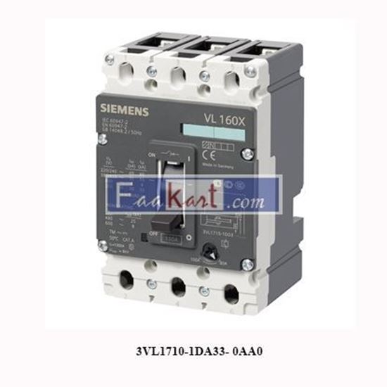 Picture of 3VL1710-1DA33- 0AA0  CIRCUIT-BREAKER