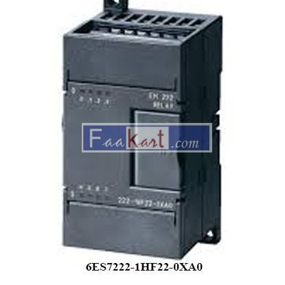 Picture of 6ES7222-1HF22-0XA0  Siemens S7-200, DIGITAL OUTPUT EM 222, 8DO, RELAY