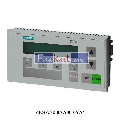 Picture of 6ES7272-0AA30-0YA1 Siemens S7, TD 200 TEXTDISPLAY FOR S7-200, 2 LINES