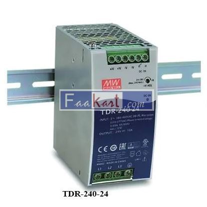 Picture of TDR-240-24 DC POWER SUPPLY MEANWELL 24V DC 10A