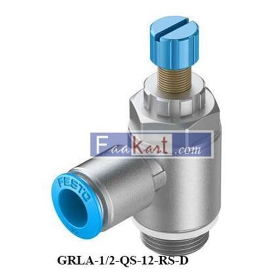 Picture of GRLA-1/2-QS-12-RS-D FESTO FLOW CONTROL VALVE