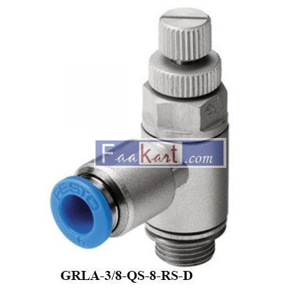 Picture of GRLA-3/8-QS-8-RS-D FESTO FLOW CONTROL VALVE   534342