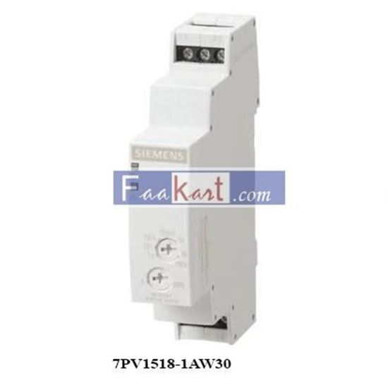 Picture of 7PV1518-1AW30  Siemens SPDT ON Delay Timer Relay, 0.05 - 100 s, 3 - 100 min, 5  100 h, 1 Contacts, 12