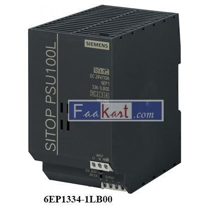 Picture of 6EP1334-1LB00 SIEMENS sitop psu100l 24 v/10 a stabilized power supply input