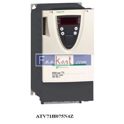 Picture of ATV71H075N4Z ATV71-0.75KW-1 HP-480V-EMC FILTER-W/O GRAFIC TERMINAL