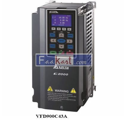 Picture of VFD900C43A AC DRIVE SPEED CONTROLLER DELTA