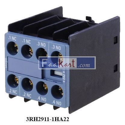 Picture of 3RH2911-1HA22 SIEMENS Auxiliary contacts