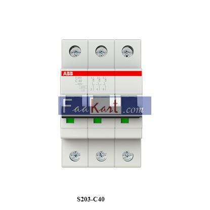 Picture of S203-C40 ABB 2CDS253001R0404 - Miniature Circuit Breakers
