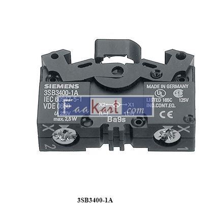 Picture of 3SB3400-1A  Lamp Socket SIRIUS