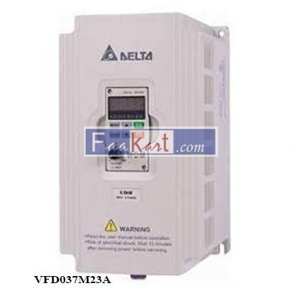 Picture of VFD037M23A VARIABLE FREQUENCY DRIVE 4KW 220V 3PH, 60HZ,