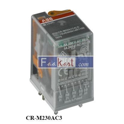 Picture of CR-M230AC3  1SVR405612R3000 Pluggable interface relay