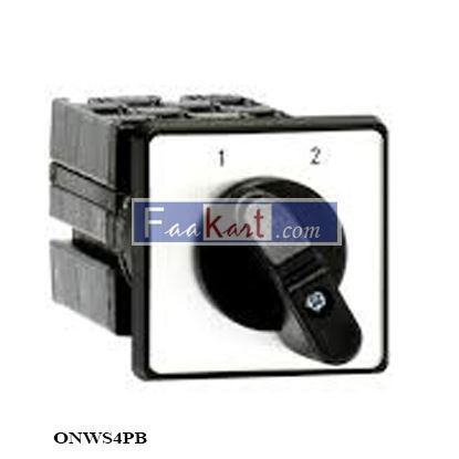 Picture of ONWS4PB  CB Mode selector switchBrand: ABB Order  25 A, 690V, 2 Position