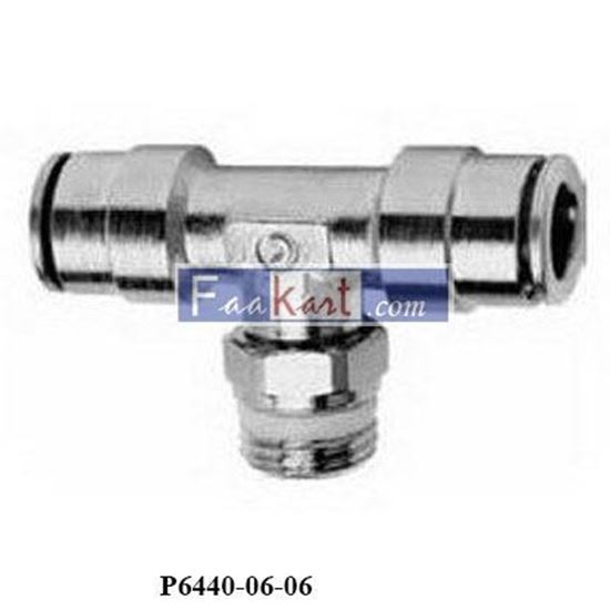 Picture of P6440-06-06  Camozzi NPTF Male Run Tee Swivel