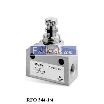 Picture of RFO 344-1/4 CAMOZZI  flow control valves