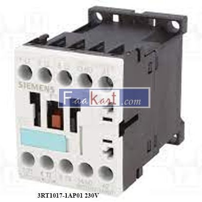 Picture of Siemens 3RT1017-1AP01 230V, 50/60Hz Contactor
