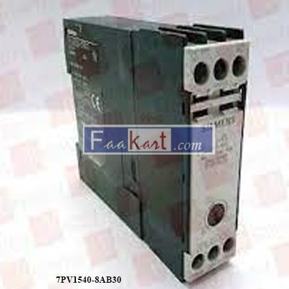 Picture of 7PV1540-8AB30 SIEMENS TIME DELAY RELAY 1.5-15SEC 3AMP 24V 1NO/1NC
