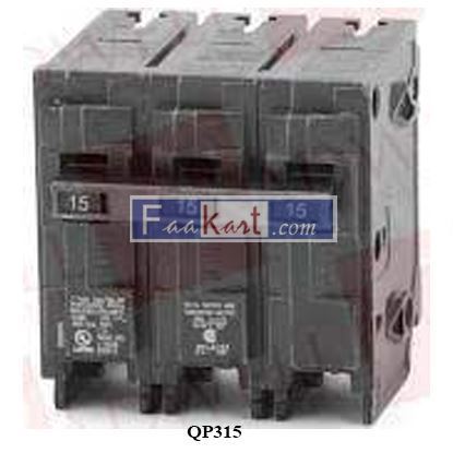 Picture of QP315  SIEMENS  CIRCUIT BREAKER 15AMP 3POLE 240VAC