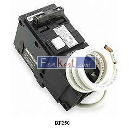 Picture of Siemens BF250 50-Amp Double Pole 120/240-Volt 10KAIC Ground Fault Circuit interrupter
