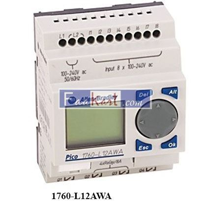Picture of 1760-L12AWA Allen Bradley  Controller 8 Inputs/4 Outputs