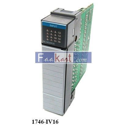 Picture of 1746-IV16  ALLEN BRADLEY  INPUT MODULE