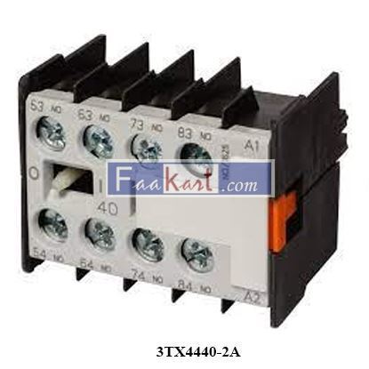 Picture of 3TX4440-2A SIEMENS AUXILIARY CONTACT BLOCK