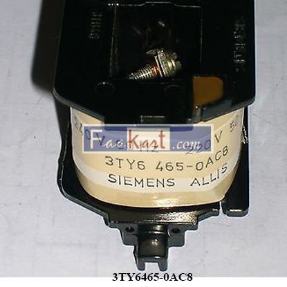 Picture of SIEMENS 3TY6465-0AC8 COIL FOR CONTACTOR STARTER SIZE 2