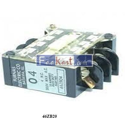 Picture of SIEMENS 46ZB20  CONTACT BLOCK 300VAC 10AMP 2NO