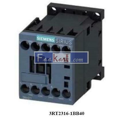 Picture of Siemens Contactor 3RT2316-1BB40