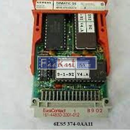 Picture of Siemens 6ES5 374-0AA11 Memory Module 374 EPROM