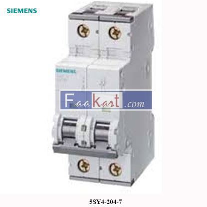 Picture of Siemens 5SY4-204-7 Circuit Breaker 5SY4204-7