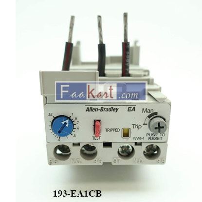 Picture of 193-EA1CB ALLEN BRADLEY OVERLOAD RELAY