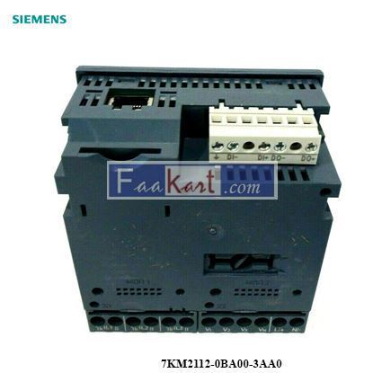 Picture of SIEMENS 7KM2112-0BA00-3AA0 MEASURING DEVICE  SENTRON PAC3200 7 KM LCD 5 AMP 3 PHASE
