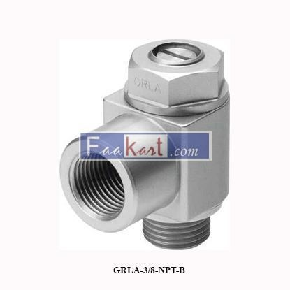 Picture of GRLA-3/8-NPT-B   ONE WAY CONTROL VALVE