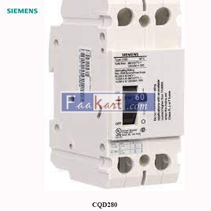 Picture of SIEMENS CQD280 BREAKER CQD 2P 80A 480/277V 14KA DIN