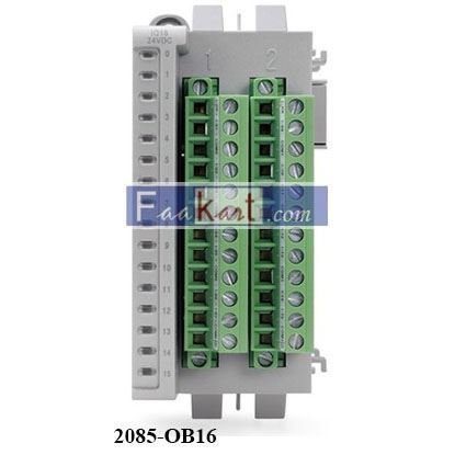 Picture of 2085-OB16 Allen Bradley  16-point digital output Micro850 Expansion Module