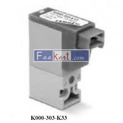 Picture of K000-303-K33 CAMOZZI Series K solenoid valve - 2/2-way NC - 90° connector