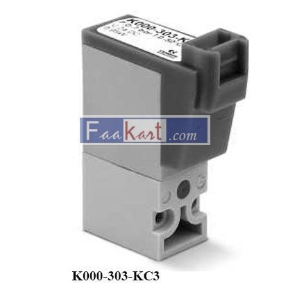 Picture of K000-303-KC3 CAMOZZI Series K solenoid valve - 2/2-way NC - in-line connector