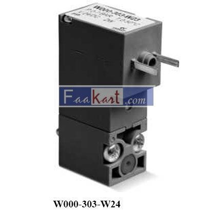 Picture of W000-303-W24 CAMOZZI 3/2-WAY NC SOLENOID VALVE, DIN EN 175 301-803-C