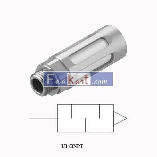 Picture of U14BNPT  Pneumatic muffler