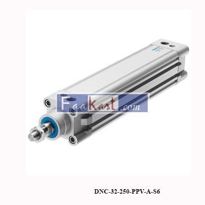 Picture of DNC-32-250-PPV-A-S6  Double Acting Pneumatic Cylinder