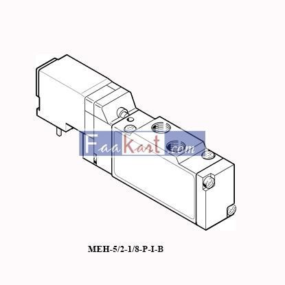 Picture of MEH-5/2-1/8-P-I-B   Air solenoid valve