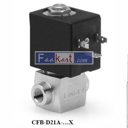 Picture of CFB-D21A-…X  CAMOZZI Series CFB solenoid valve - directly operated - 2/2 and 3/2 NC