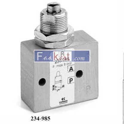 Picture of 234-985 CAMOZZI MINIVALVES WITH PLUNGER, PANEL MOUNTING