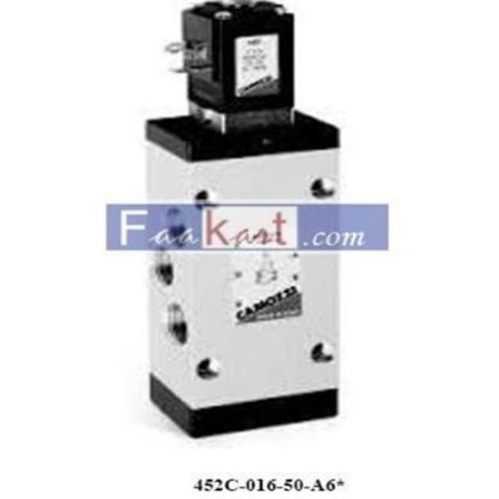 Picture of 452C-016-50-A6* CAMOZZI 5/2-way solenoid valve, G1/2, monostable - Mod. 452C…