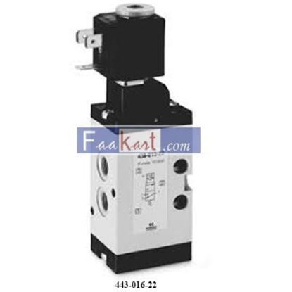 Picture of 443-016-22 CAMOZZI 3/2-way solenoid valve, G3/8, monostable Mod. 433... and Mod. 443…