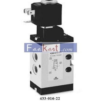 Picture of 433-016-22 CAMOZZI 3/2-way solenoid valve, G3/8, monostable Mod. 433... and Mod. 443…