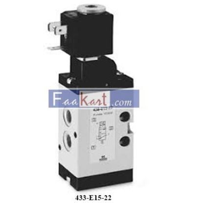 Picture of 433-E15-22 CAMOZZI 3/2-way solenoid valve, G3/8, monostable Mod. 433... and Mod. 443…