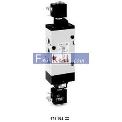 Picture of 474-011-22 CAMOZZI 5/3-way solenoid valve, G1/4 - Mod. 464-011... e 474-011…